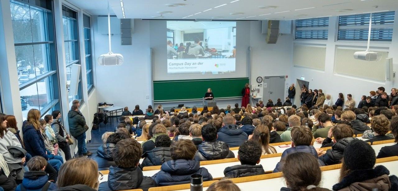 Siebter HsH Campus Day inspiriert tausend Schüler für (Foto: Hochschule Hannover)